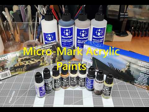 Official video preview: Micro-Mark Acrylic Paints