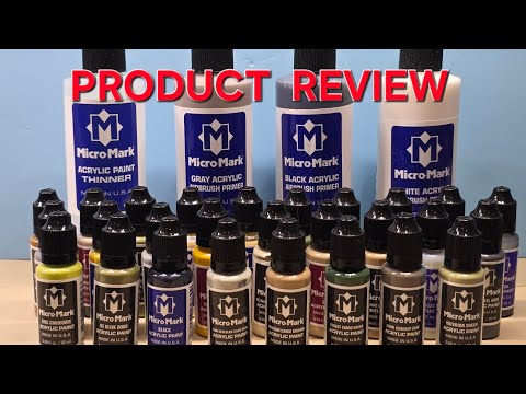 Official video preview: Review of Micro Mark Acrylic Paint and Primer (Video #115)