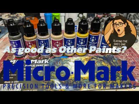 Official video preview: Can Micro-Mark Acrylic Paints Beat the Big Brands? | Painting Cthulhu: Death May Die Investigators